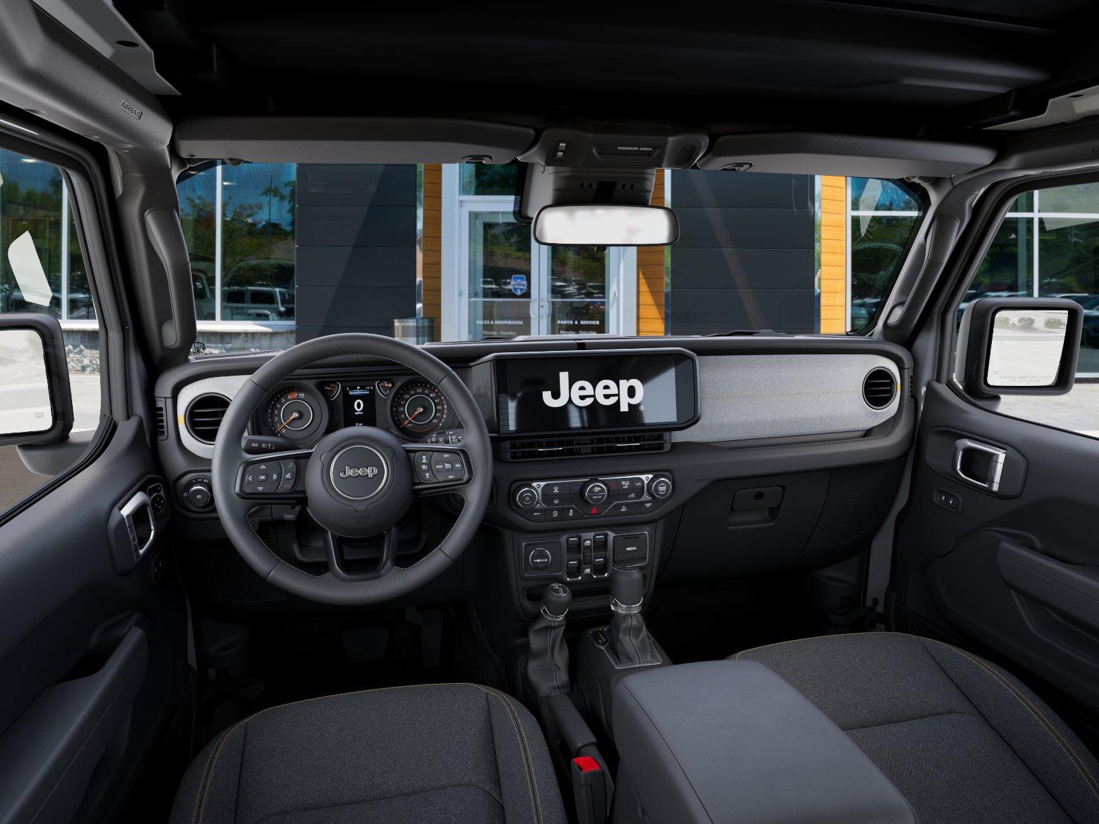 New 2026 Bright White Clear-Coat Exterior Paint Jeep Sport S image 14