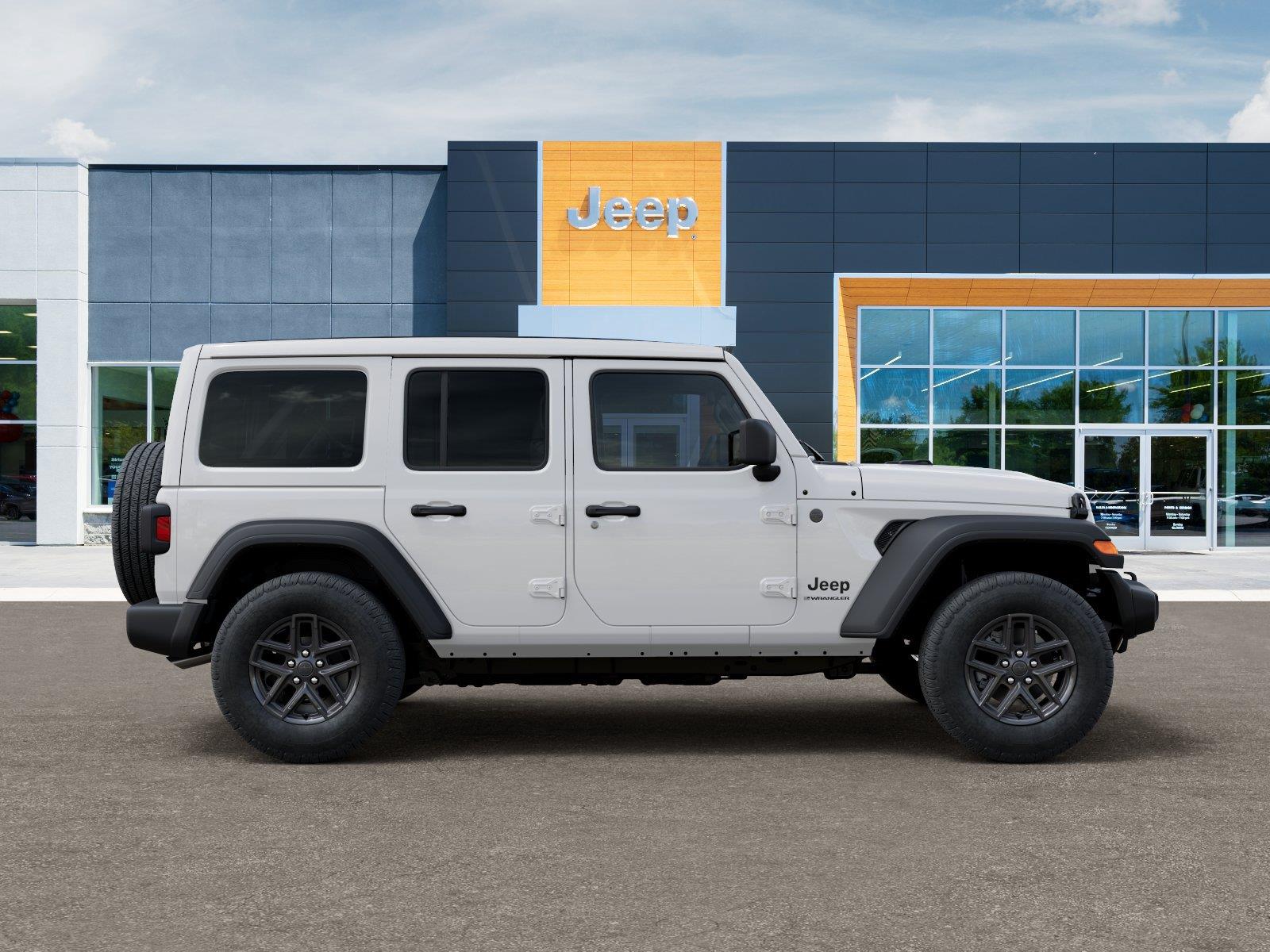 New 2026 Bright White Clear-Coat Exterior Paint Jeep Sport S image 21