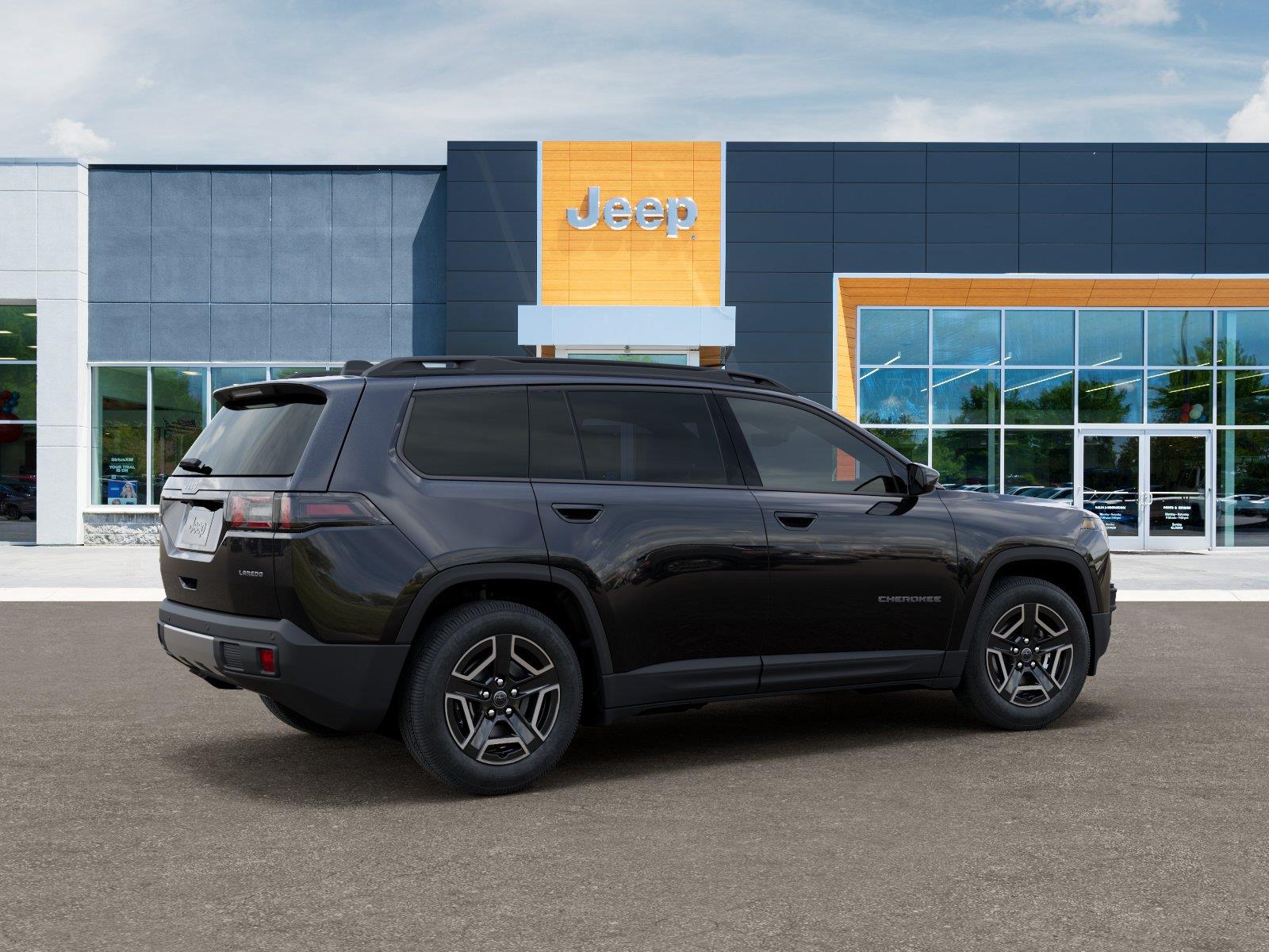New 2026 Diamond Black Crystal Pearl-Coat Exterior Paint Jeep Laredo image 4