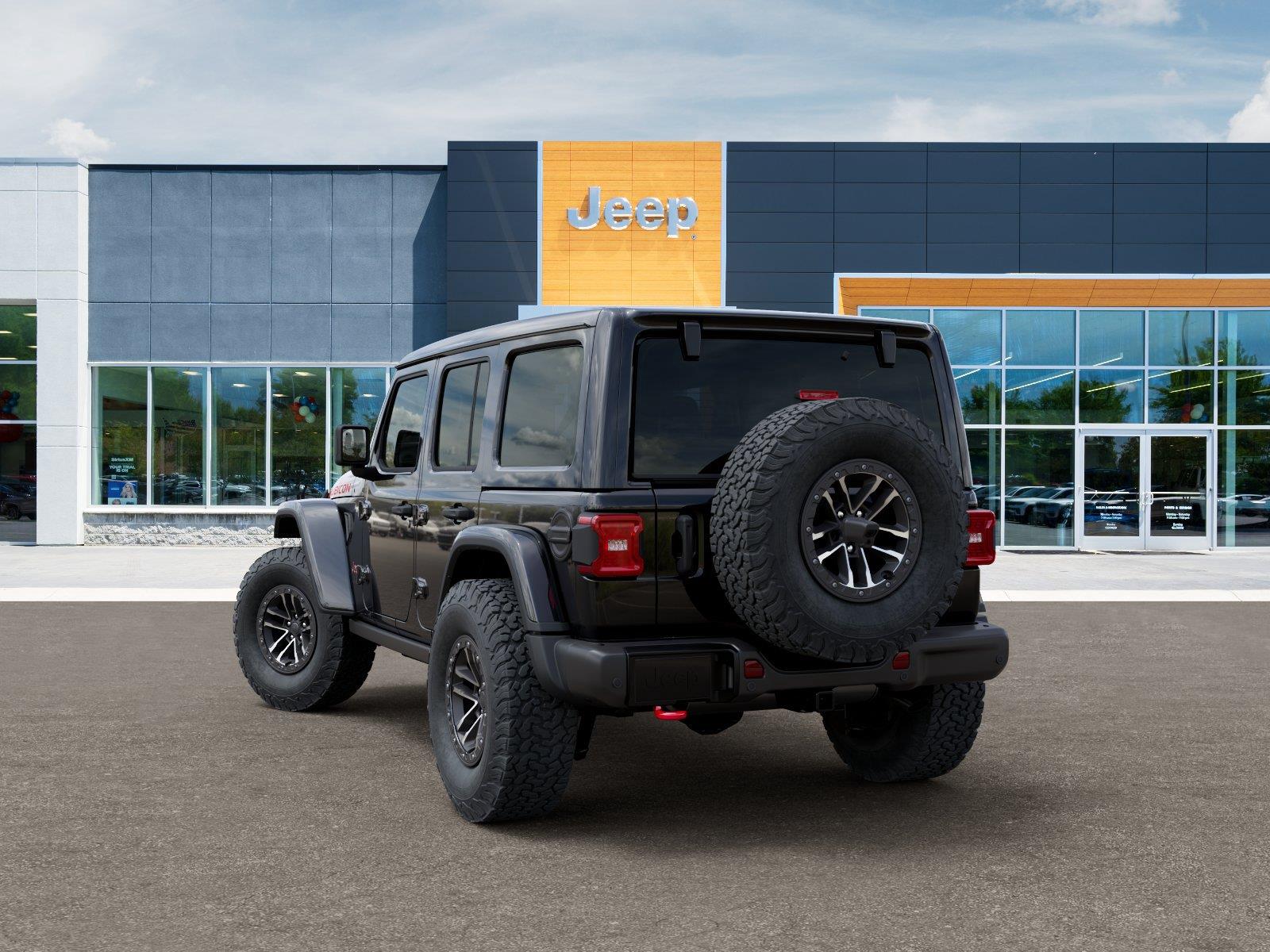 New 2026 Black Clear-Coat Exterior Paint Jeep Rubicon X image 3