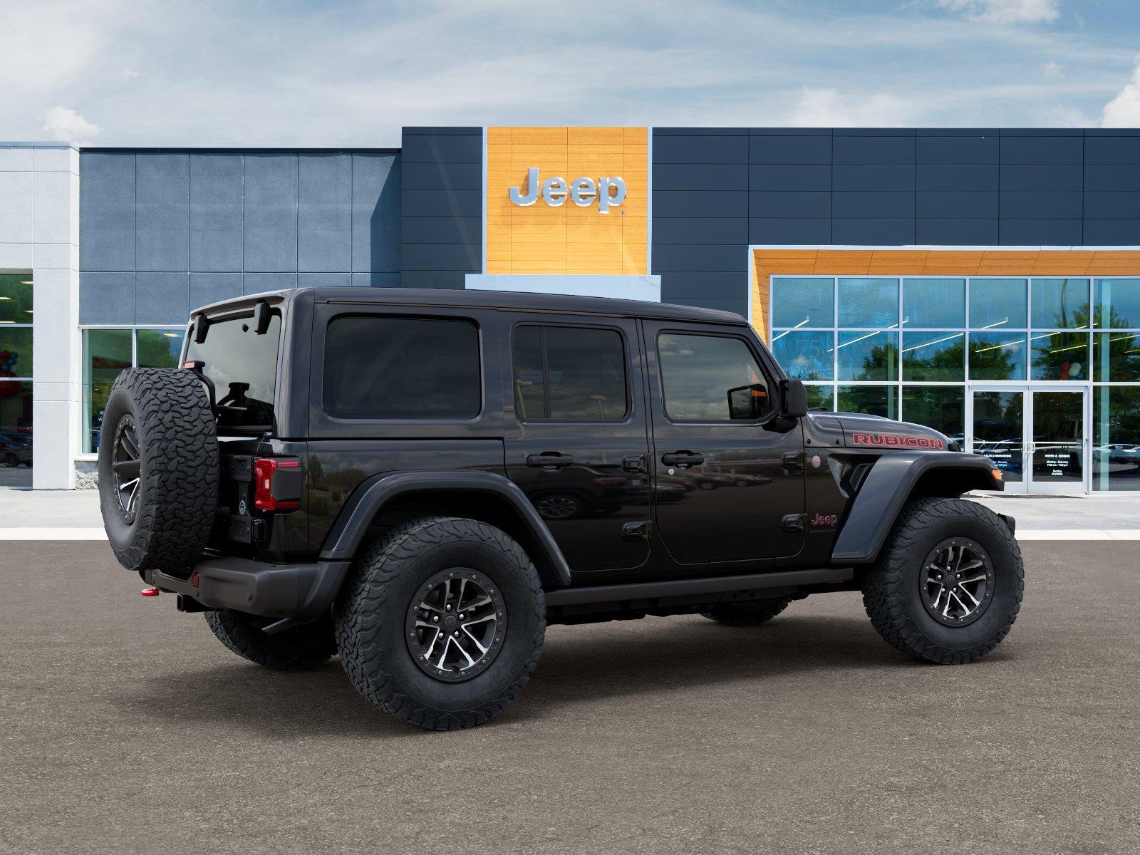 New 2026 Black Clear-Coat Exterior Paint Jeep Rubicon X image 4