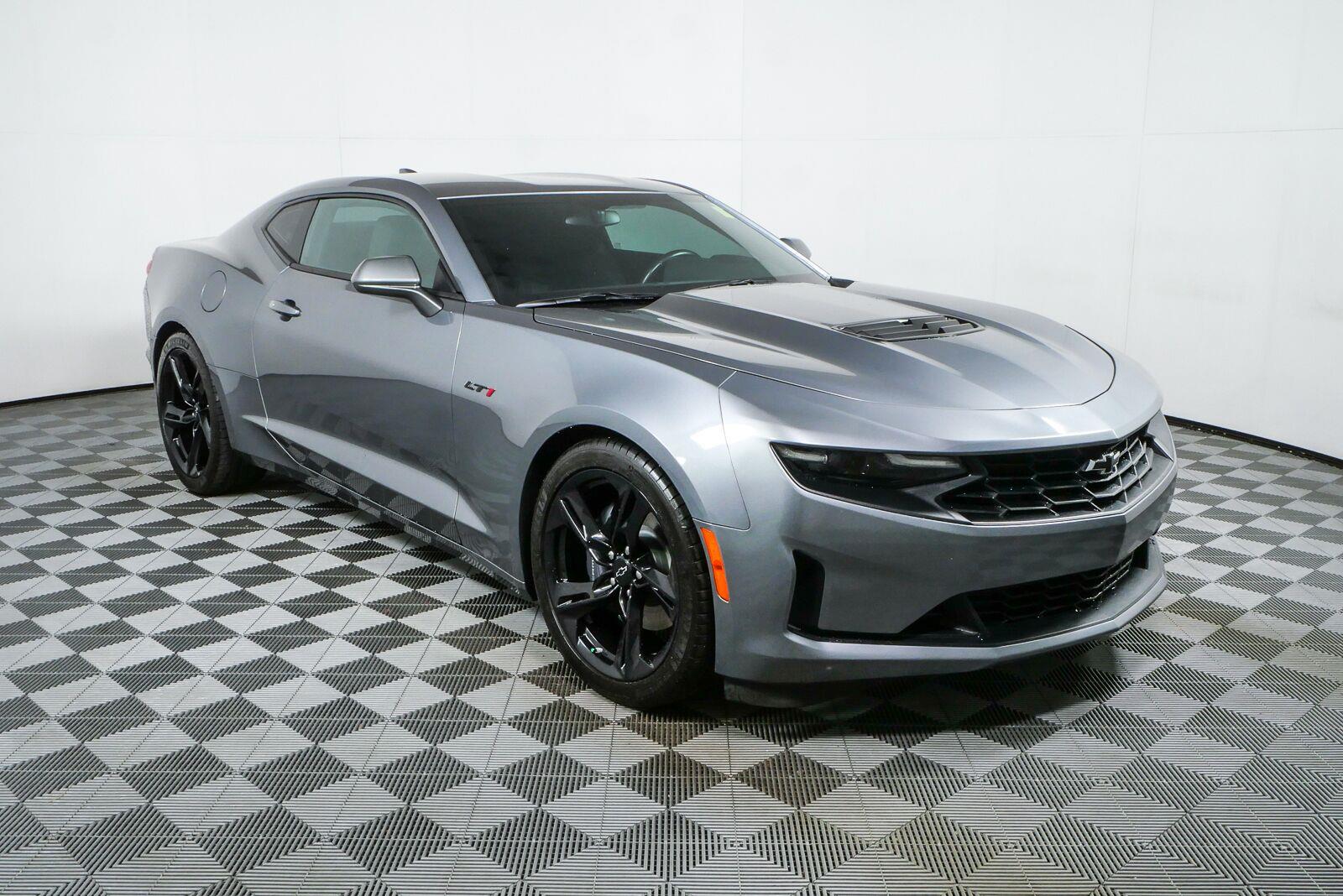 Satin Steel Gray Metallic 2021 Chevrolet Camaro Coupe Rear-Wheel Drive 6-Speed Manual
