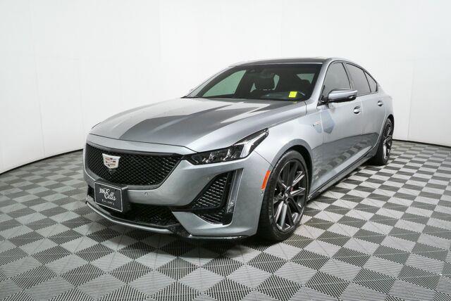Argent Silver Metallic 2023 Cadillac CT5 Sedan Rear-Wheel Drive Automatic