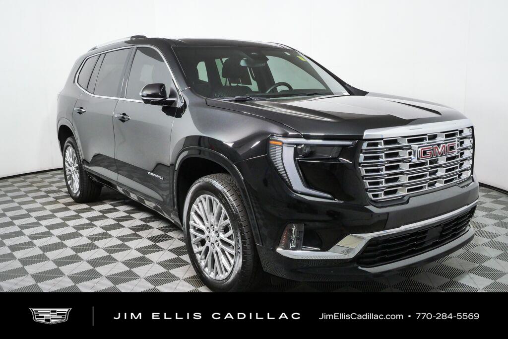 Black (Ebony Twilight Metallic) 2025 GMC Acadia SUV / Crossover Four-Wheel Drive 8-Speed Automatic