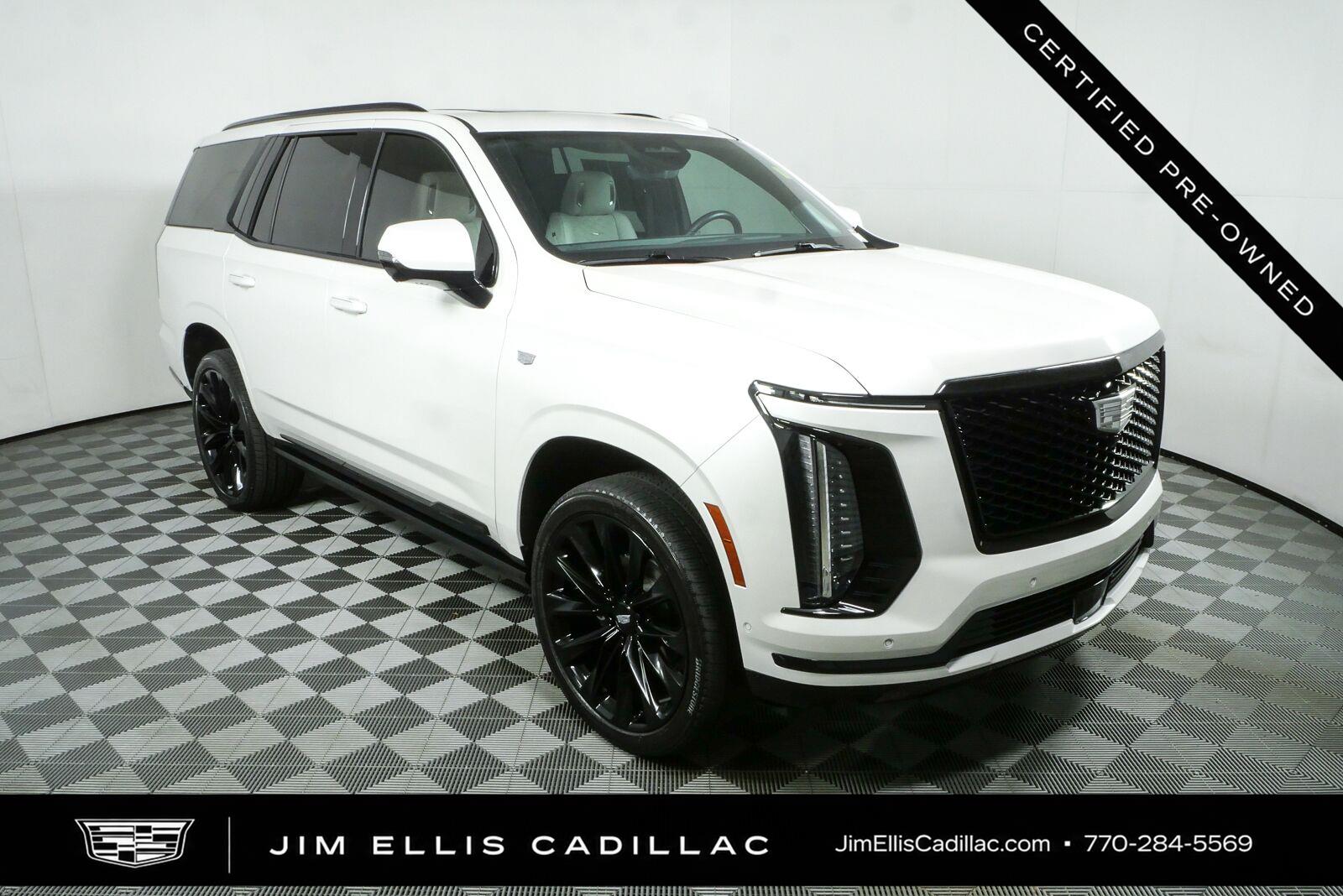 Crystal White Tricoat 2025 Cadillac Escalade SUV / Crossover Four-Wheel Drive Automatic
