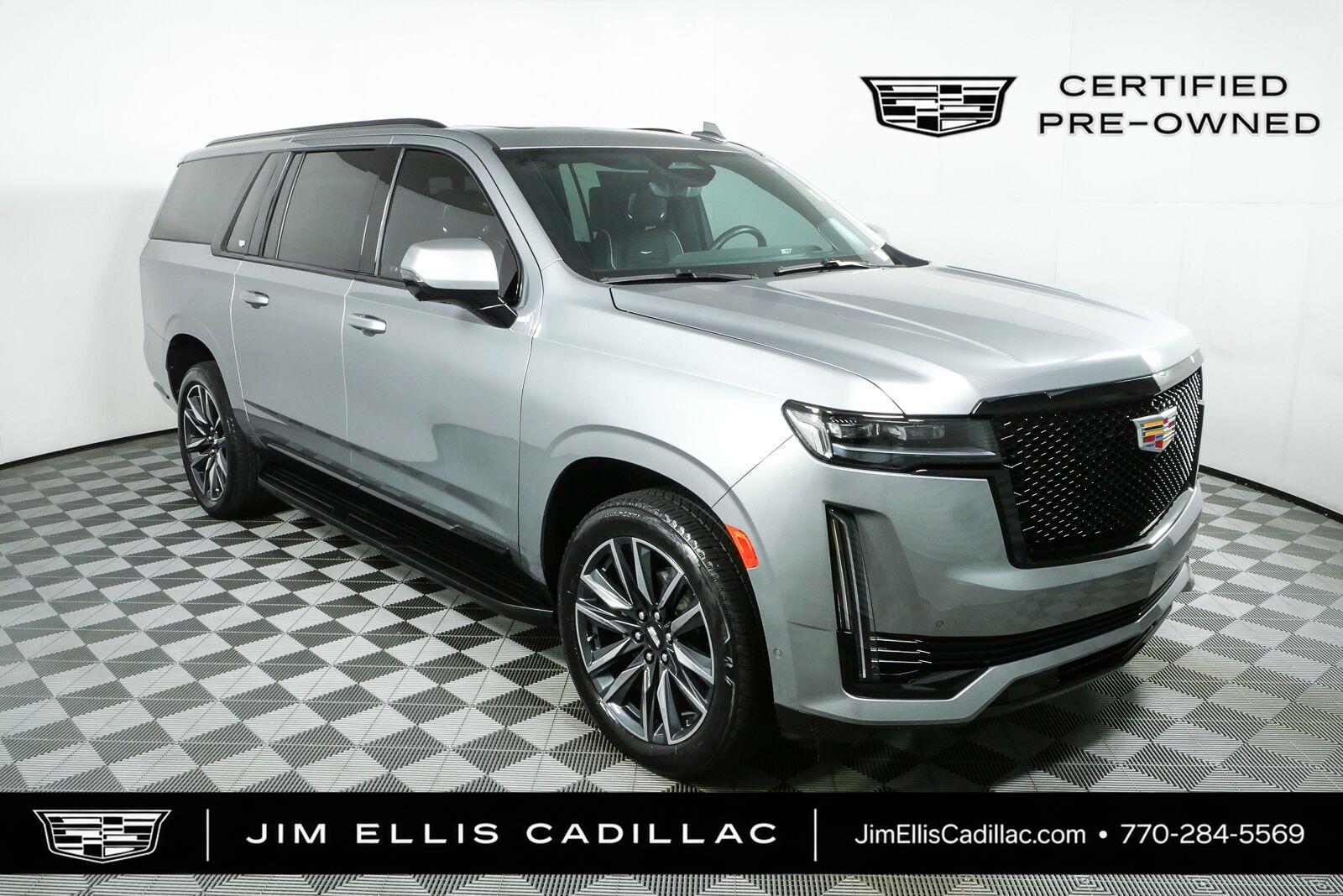 Argent Silver Metallic 2024 Cadillac Escalade ESV SUV / Crossover Four-Wheel Drive Automatic