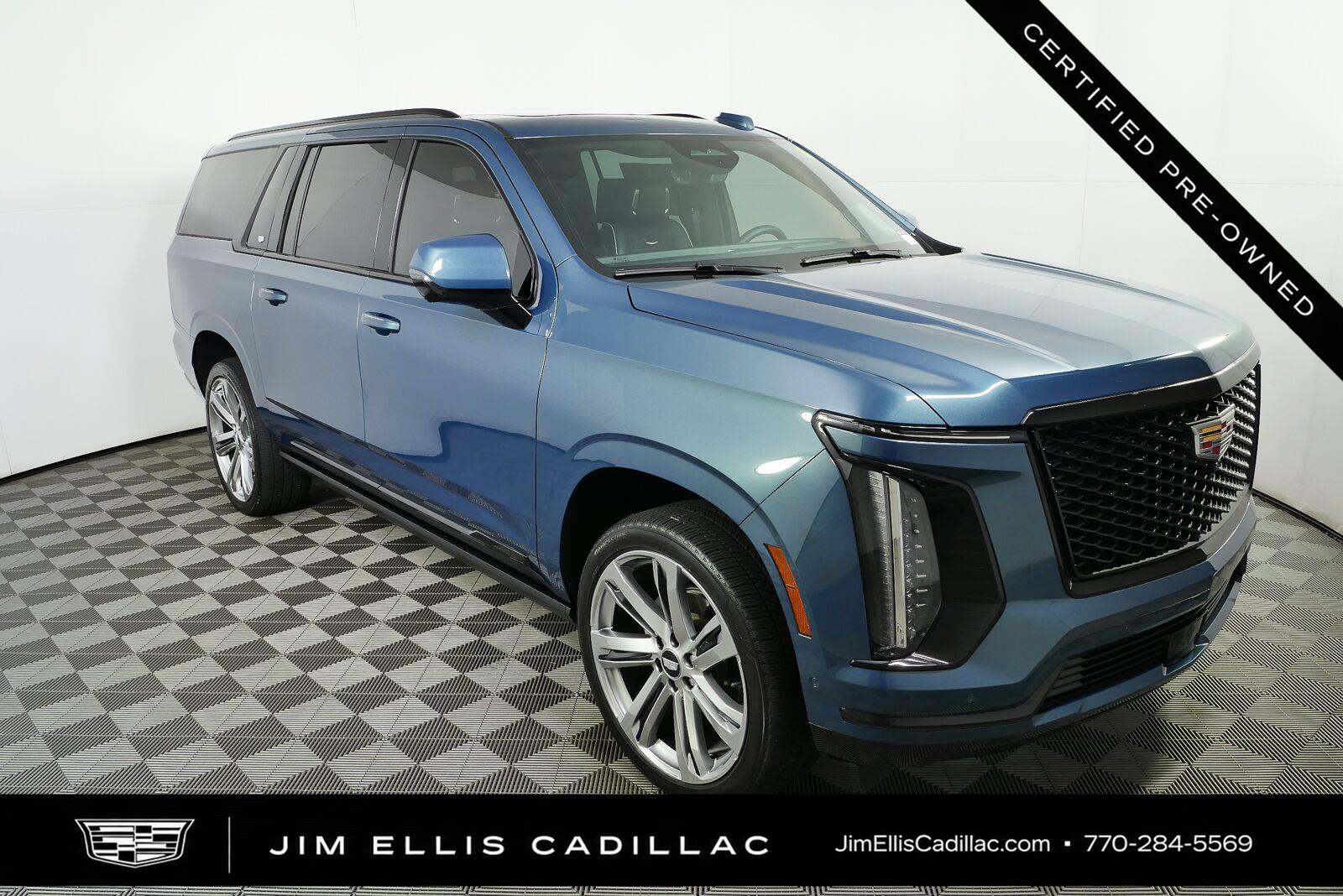 Deep Sea Metallic 2025 Cadillac Escalade ESV SUV / Crossover Four-Wheel Drive Automatic