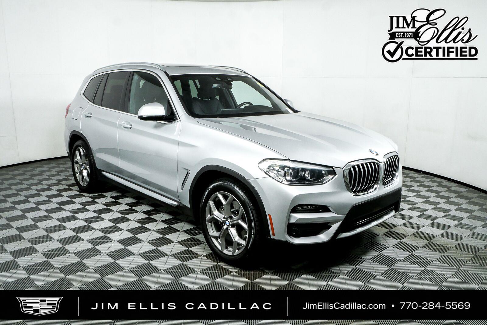 Glacier Silver Metallic 2021 BMW X3 SUV / Crossover Rear-Wheel Drive Automatic