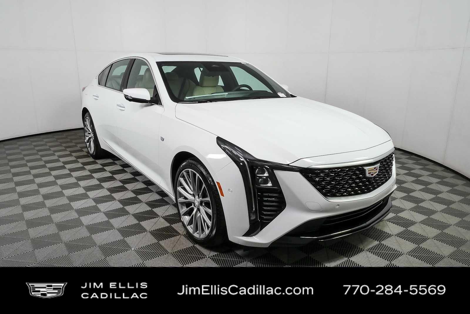 Summit White 2026 Cadillac CT5 Sedan Rear-Wheel Drive Automatic