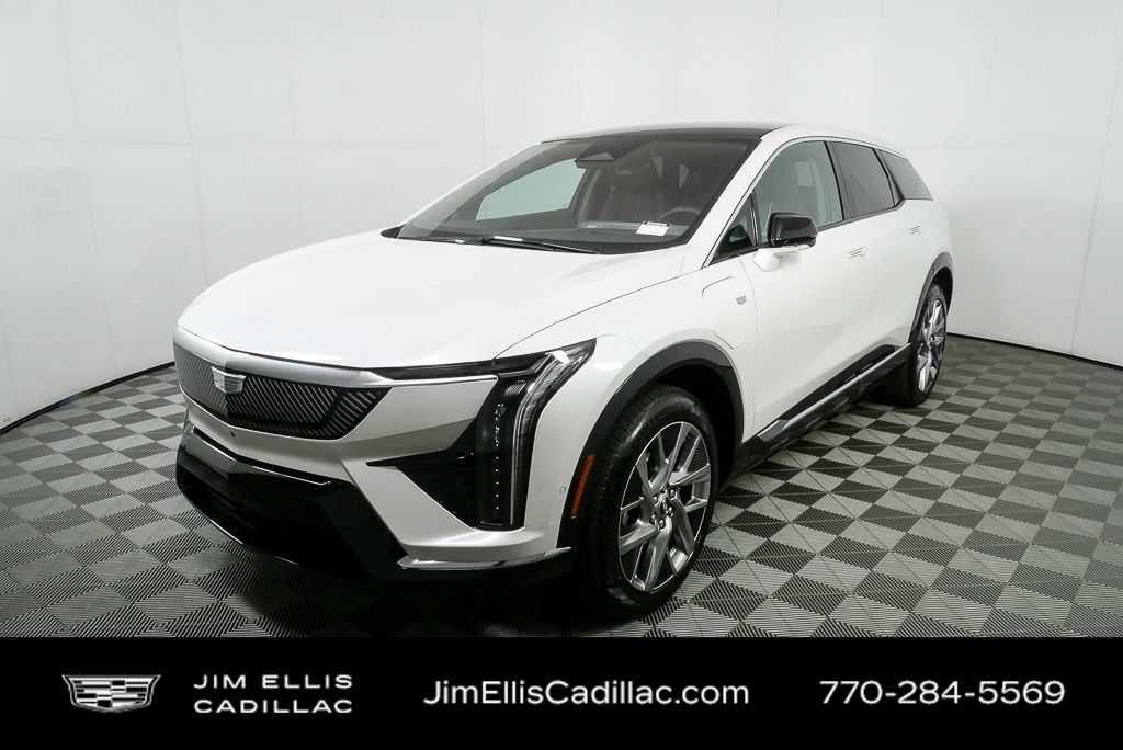 Crystal White Tricoat 2025 Cadillac OPTIQ SUV / Crossover All-Wheel Drive 1-Speed Automatic