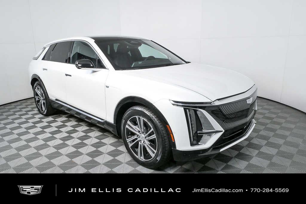 Crystal White Tricoat 2025 Cadillac LYRIQ SUV / Crossover All-Wheel Drive Automatic