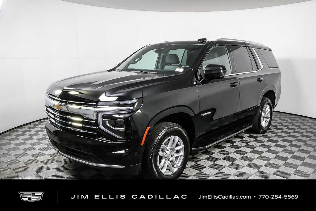 Black 2025 Chevrolet Tahoe SUV / Crossover Four-Wheel Drive Automatic