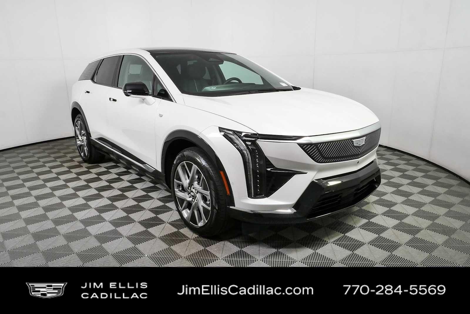Crystal White Tricoat 2025 Cadillac OPTIQ SUV / Crossover All-Wheel Drive Automatic