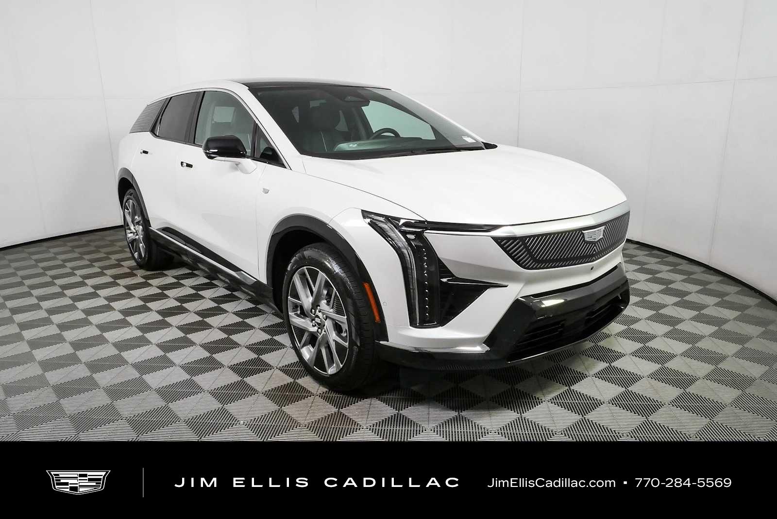 Crystal White Tricoat 2025 Cadillac OPTIQ SUV / Crossover All-Wheel Drive Automatic