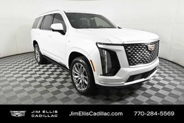 Crystal White Tricoat 2025 Cadillac Escalade SUV / Crossover Four-Wheel Drive Automatic