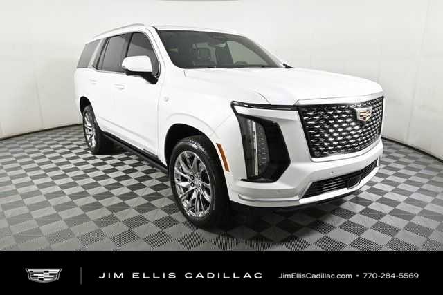 Crystal White Tricoat 2025 Cadillac Escalade SUV / Crossover Four-Wheel Drive Automatic