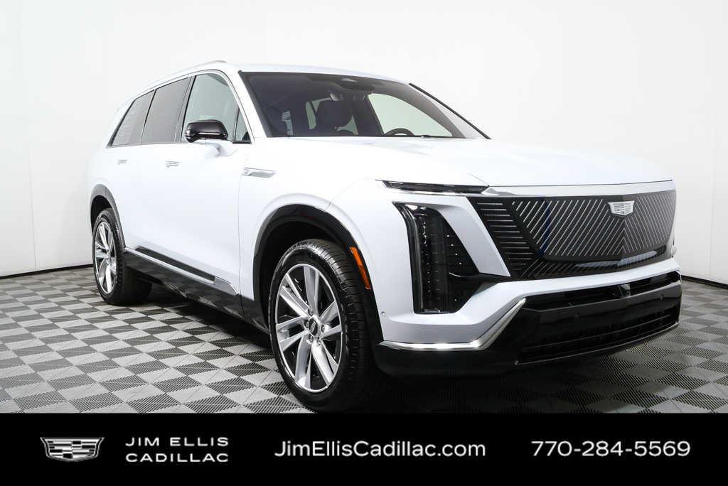 Vibrant White Tricoat 2026 Cadillac VISTIQ SUV / Crossover All-Wheel Drive 1-Speed Automatic
