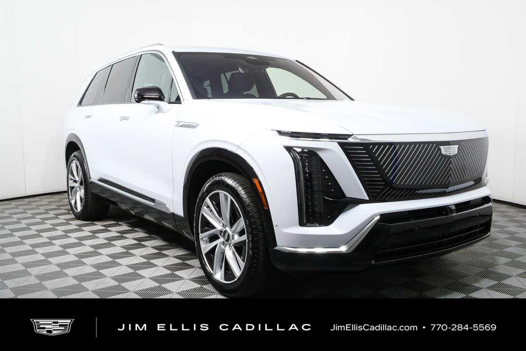 Vibrant White Tricoat 2026 Cadillac VISTIQ SUV / Crossover All-Wheel Drive 1-Speed Automatic