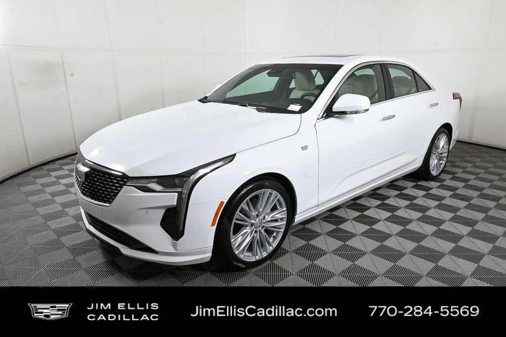 Summit White 2026 Cadillac CT4 Sedan Rear-Wheel Drive 8-Speed Automatic