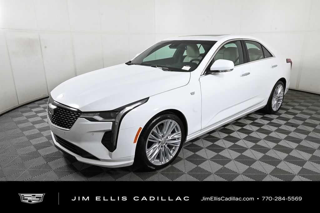 Summit White 2026 Cadillac CT4 Sedan Rear-Wheel Drive 8-Speed Automatic