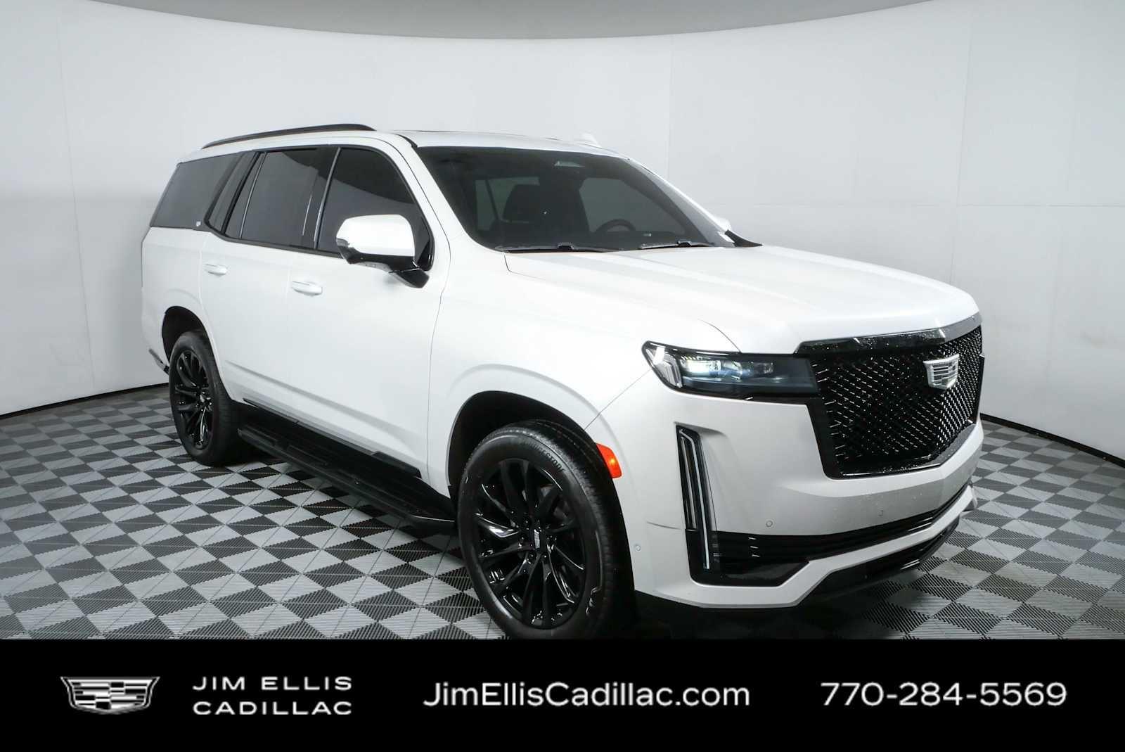 Crystal White Tricoat 2024 Cadillac Escalade SUV / Crossover Four-Wheel Drive Automatic