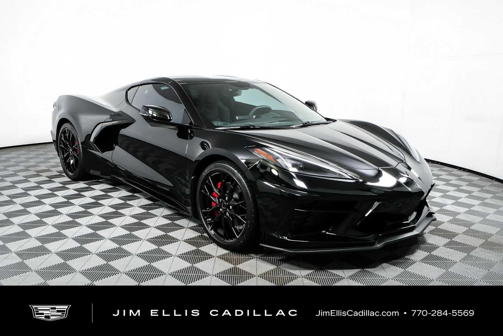 Black 2023 Chevrolet Corvette Coupe Rear-Wheel Drive 8-Speed Dual Clutch