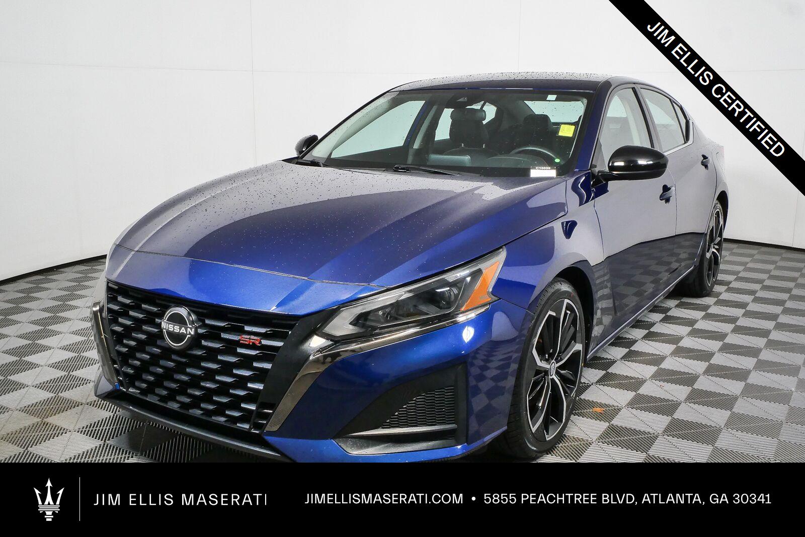 Deep Blue Pearl 2024 Nissan Altima Sedan Front-Wheel Drive Continuously Variable Transmission