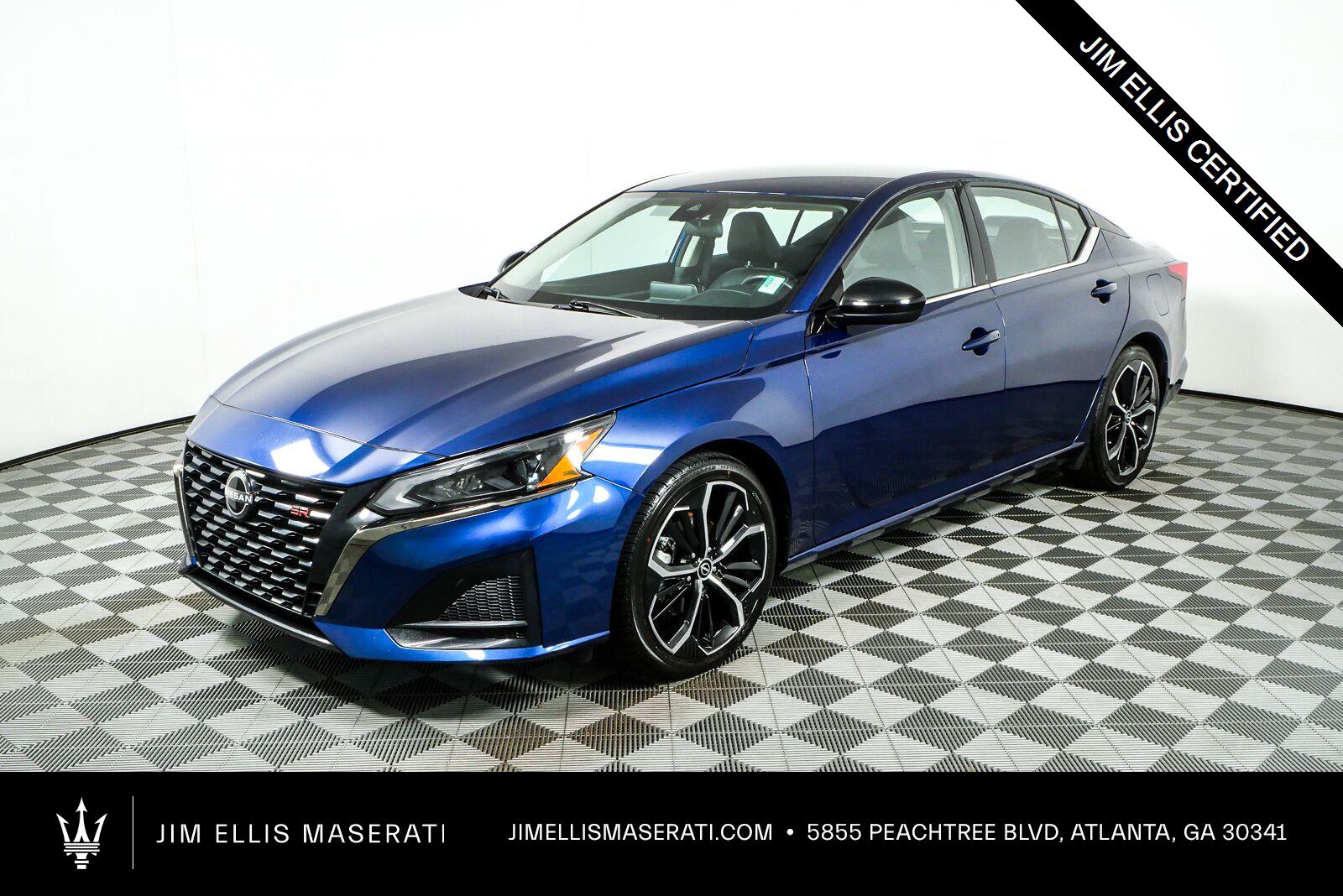 Deep Blue Pearl 2024 Nissan Altima Sedan Front-Wheel Drive Continuously Variable Transmission