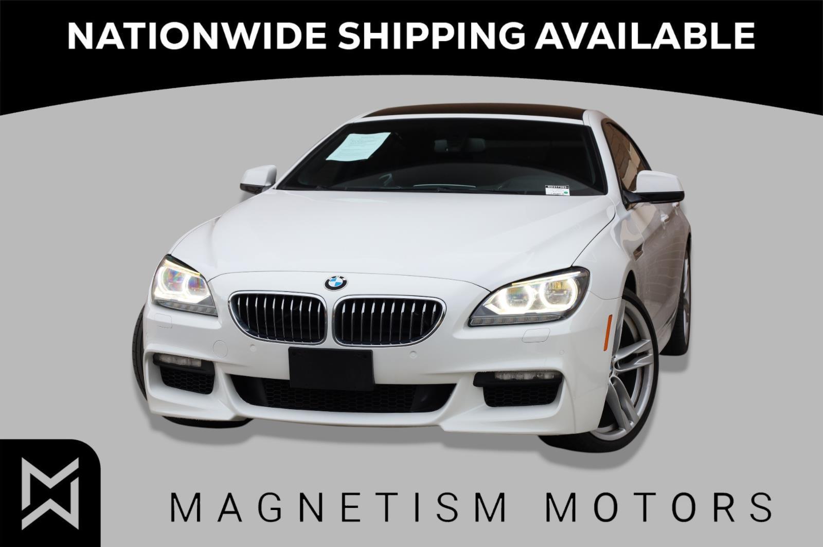 White 2014 BMW 6 Series 640i Gran Coupe RWD Sedan Rear-Wheel Drive Automatic