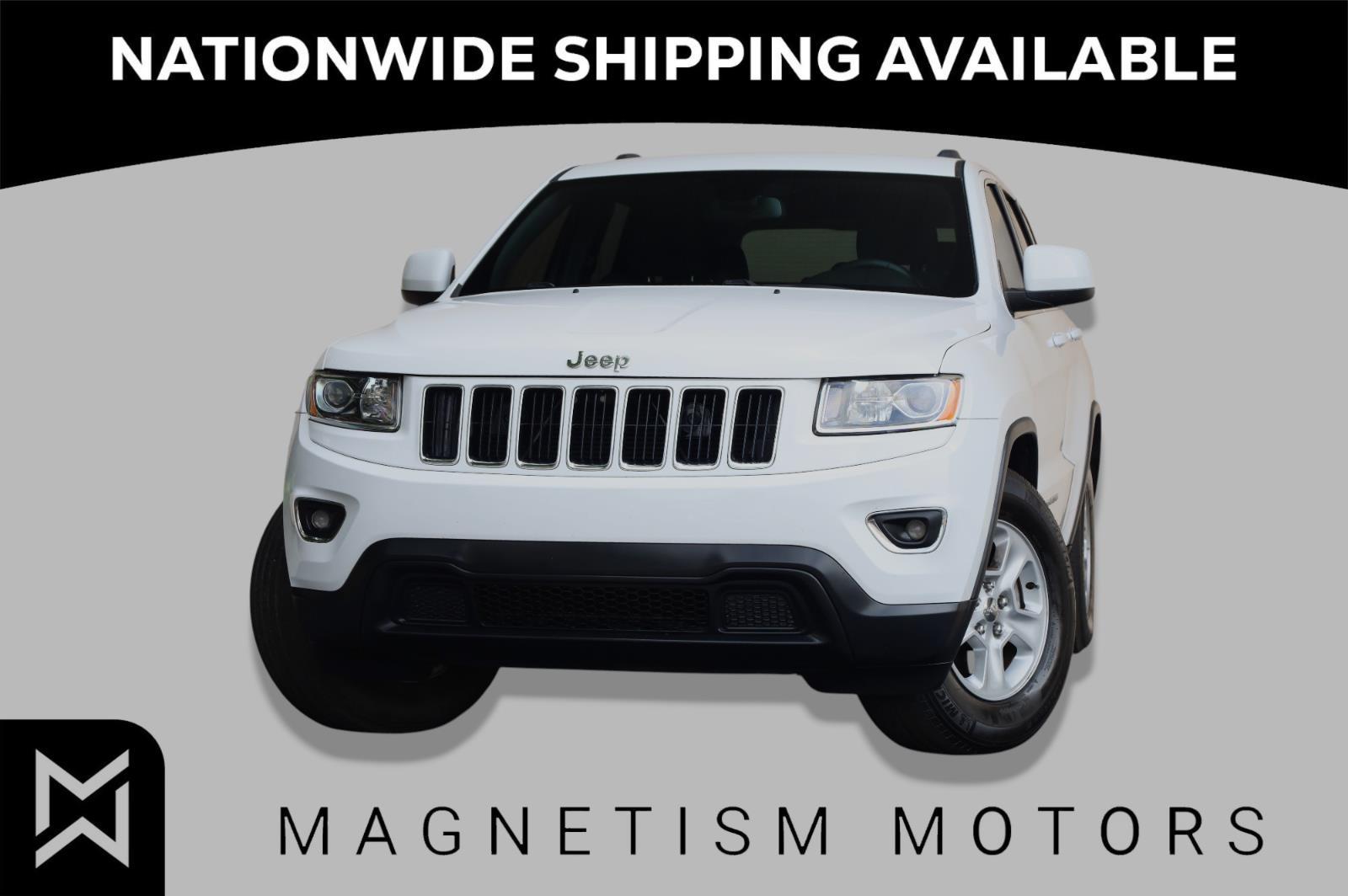 Bright White Clearcoat 2016 Jeep Grand Cherokee Laredo SUV / Crossover 4X2 8-Speed Automatic