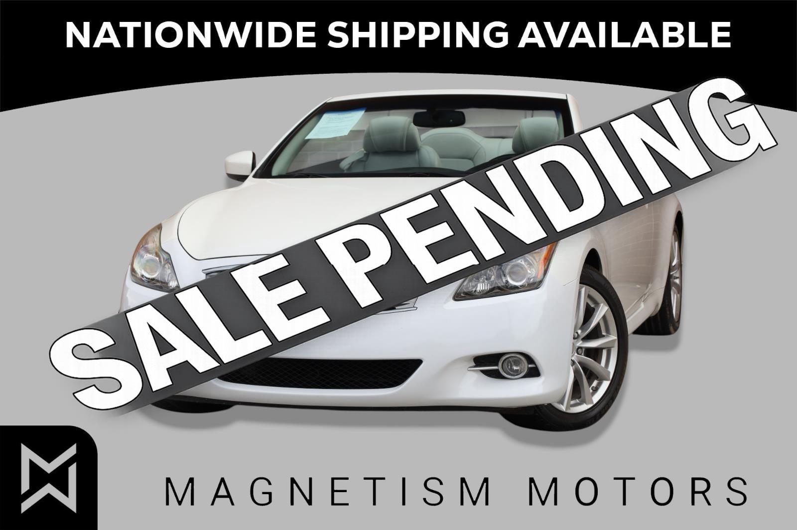 Moonlight White 2012 INFINITI G37 Convertible Rear-Wheel Drive Automatic