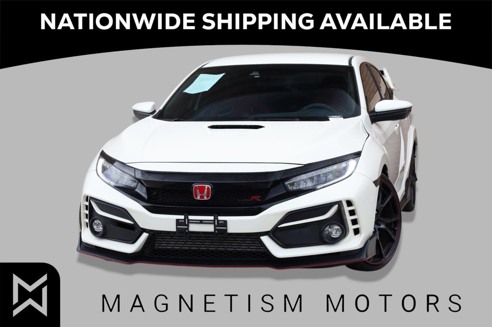 Championship White 2020 Honda Civic Type R Touring FWD Hatchback Front-Wheel Drive 6-Speed Manual