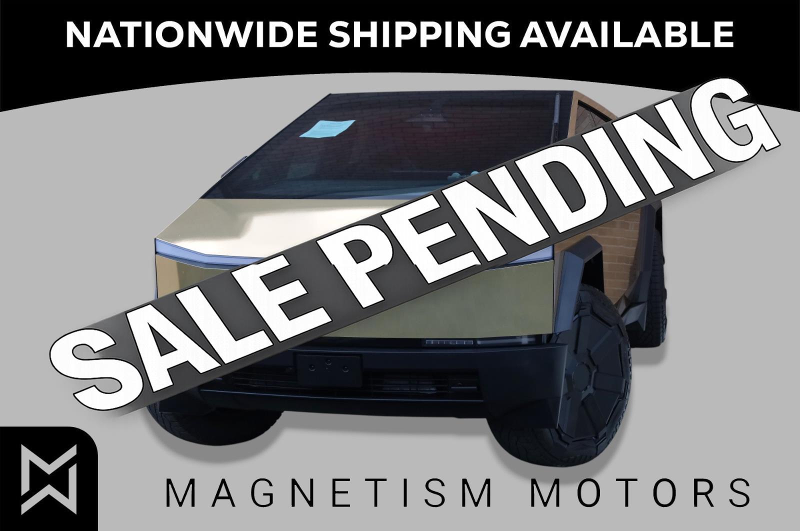 Gray (Stainless Steel) 2024 Tesla Cybertruck Cyberbeast Crew Cab AWD Pickup Truck All-Wheel Drive Automatic