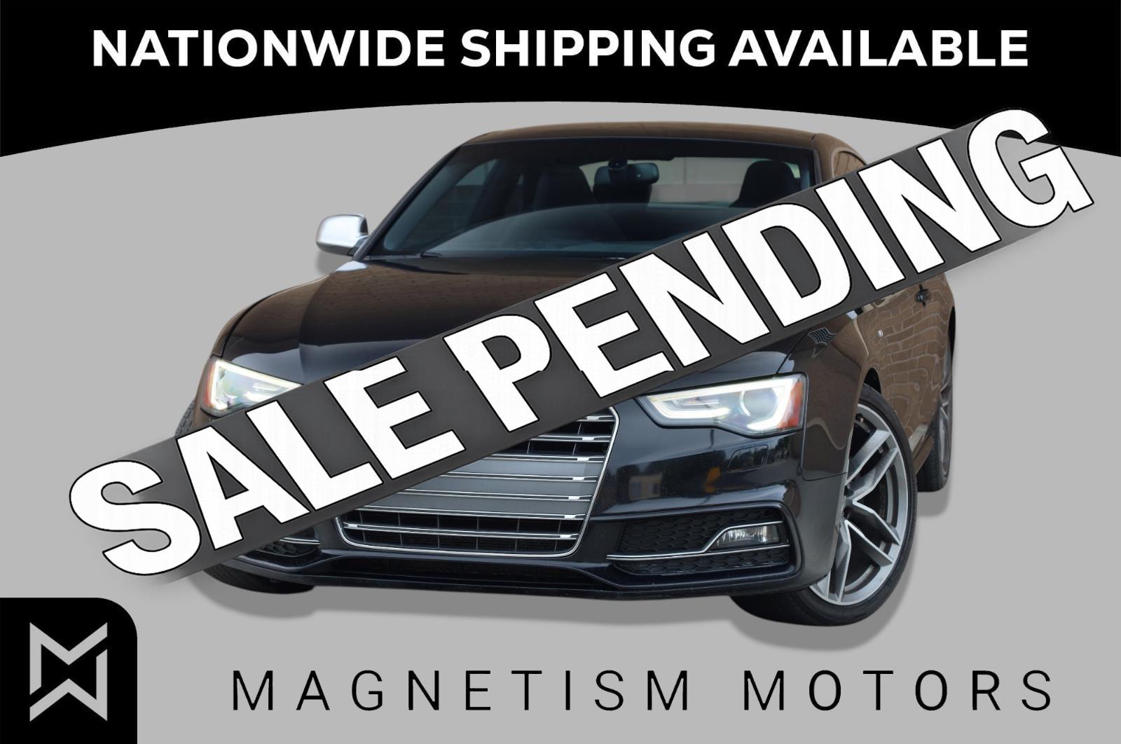 Brilliant Black 2013 Audi S5 3.0T quattro Premium Plus Coupe AWD Coupe All-Wheel Drive Automatic