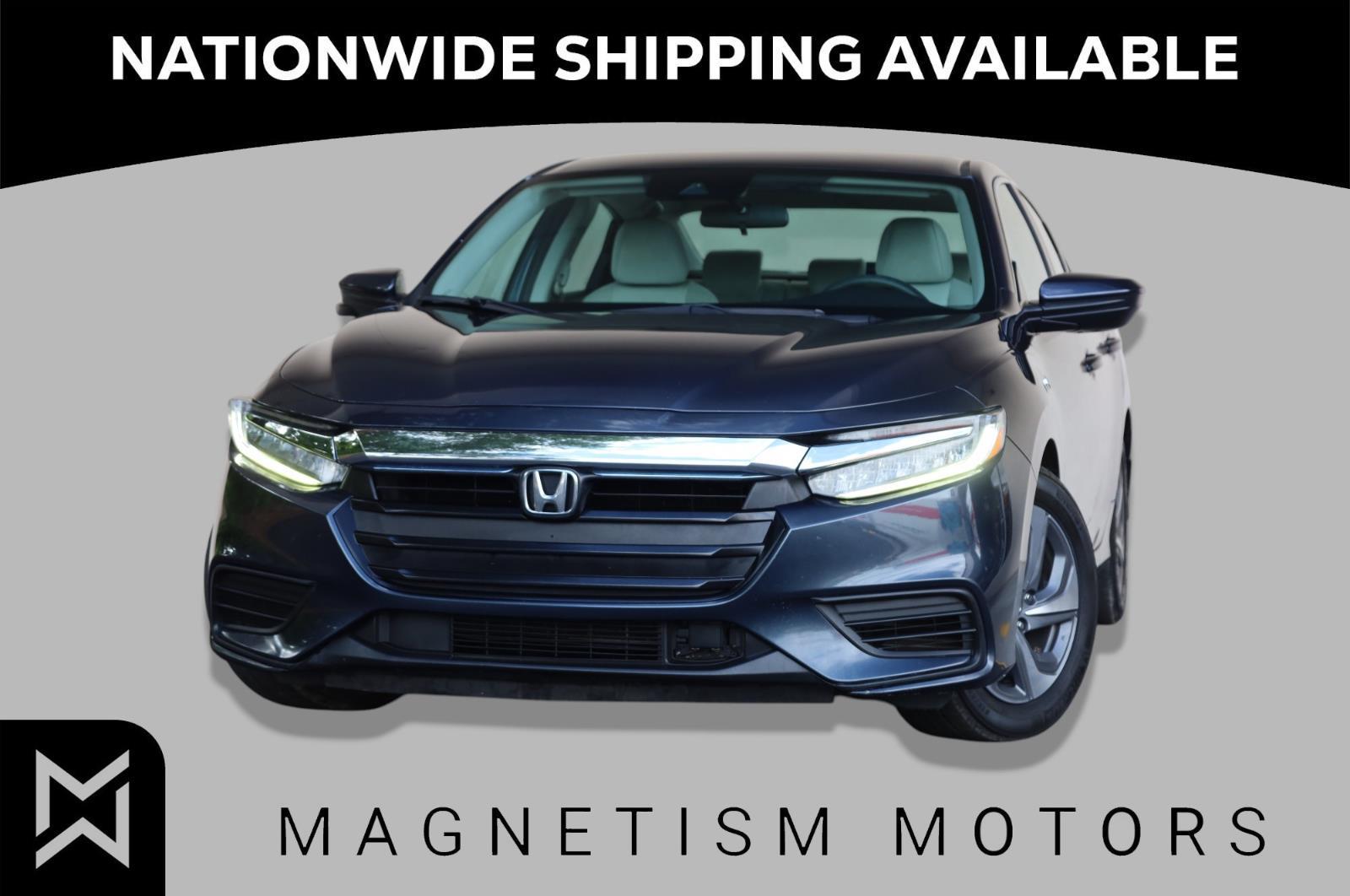 Cosmic Blue Metallic 2019 Honda Insight EX Sedan FWD Sedan Front-Wheel Drive 1-Speed Dual Clutch