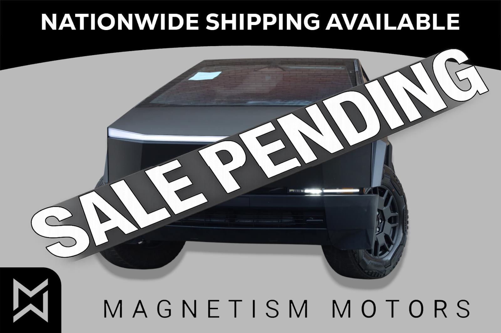 Black 2024 Tesla Cybertruck Crew Cab AWD Pickup Truck All-Wheel Drive Automatic