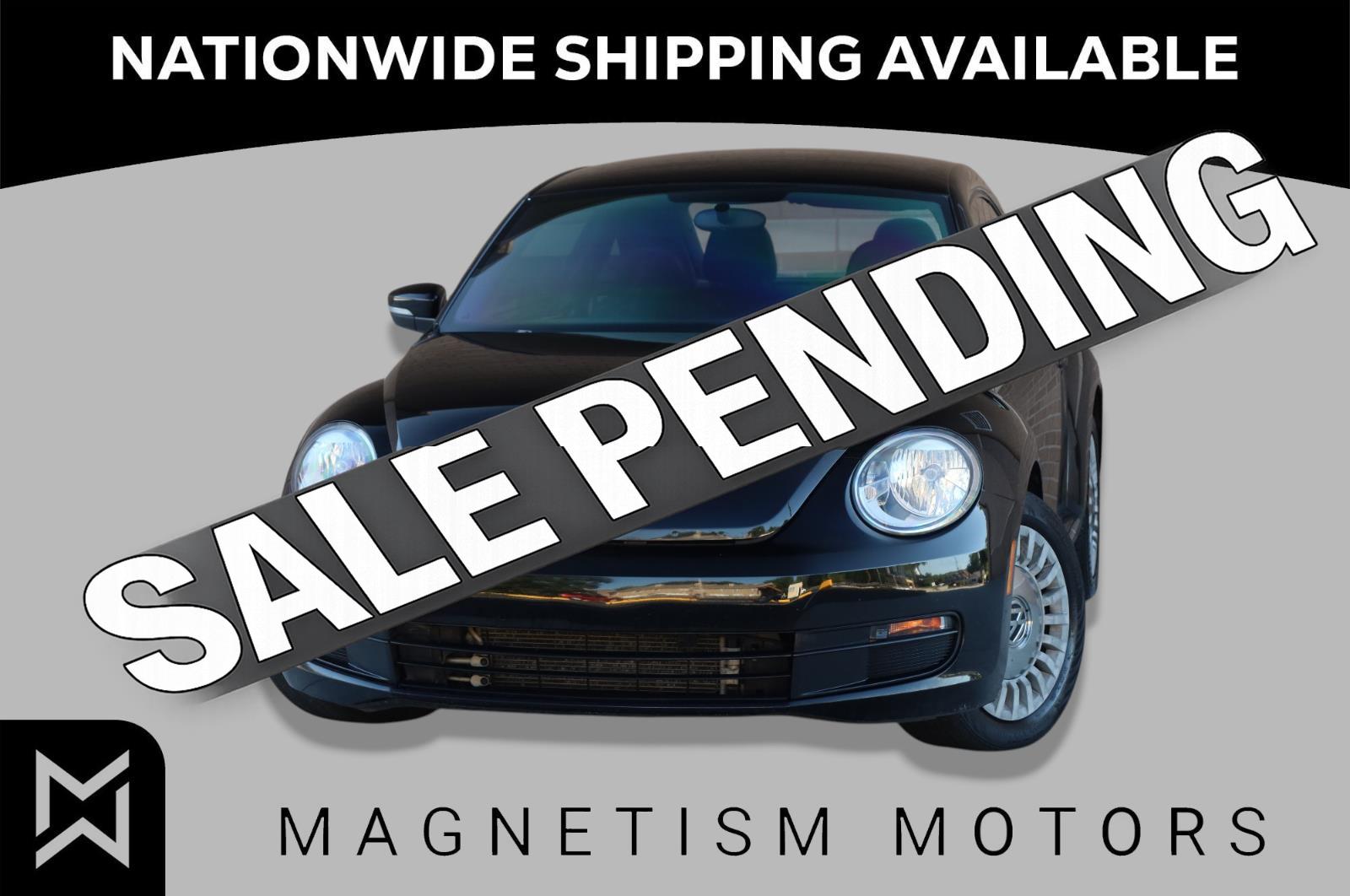 Black Uni 2015 Volkswagen Beetle 1.8T Hatchback Front-Wheel Drive Automatic
