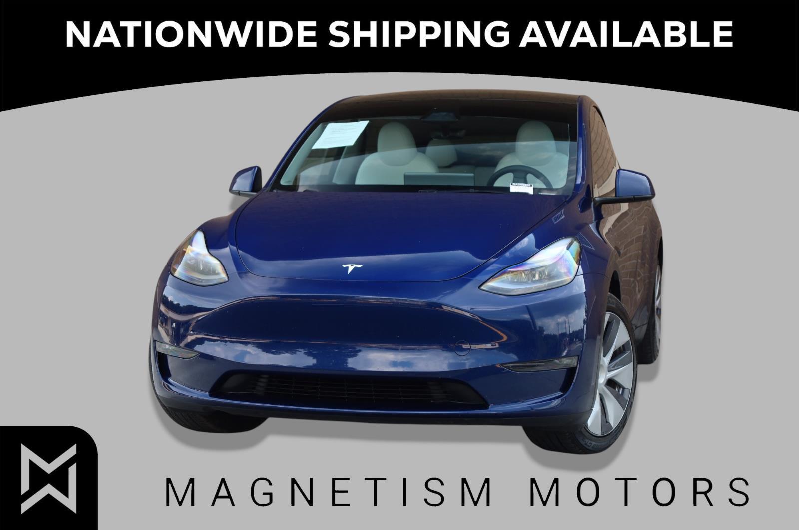 Deep Blue Metallic 2024 Tesla Model Y Long Range AWD SUV / Crossover All-Wheel Drive Automatic