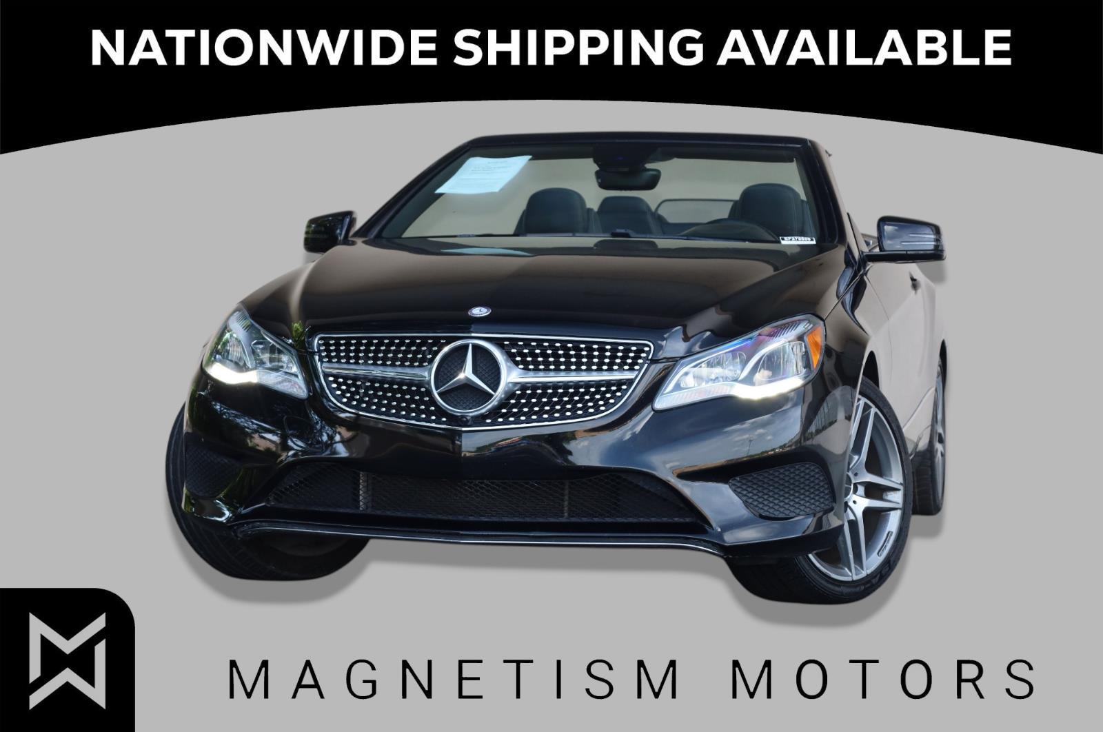 2014 Mercedes-Benz E-Class E 350 Cabriolet Negro Descapotable Tracción trasera Automática