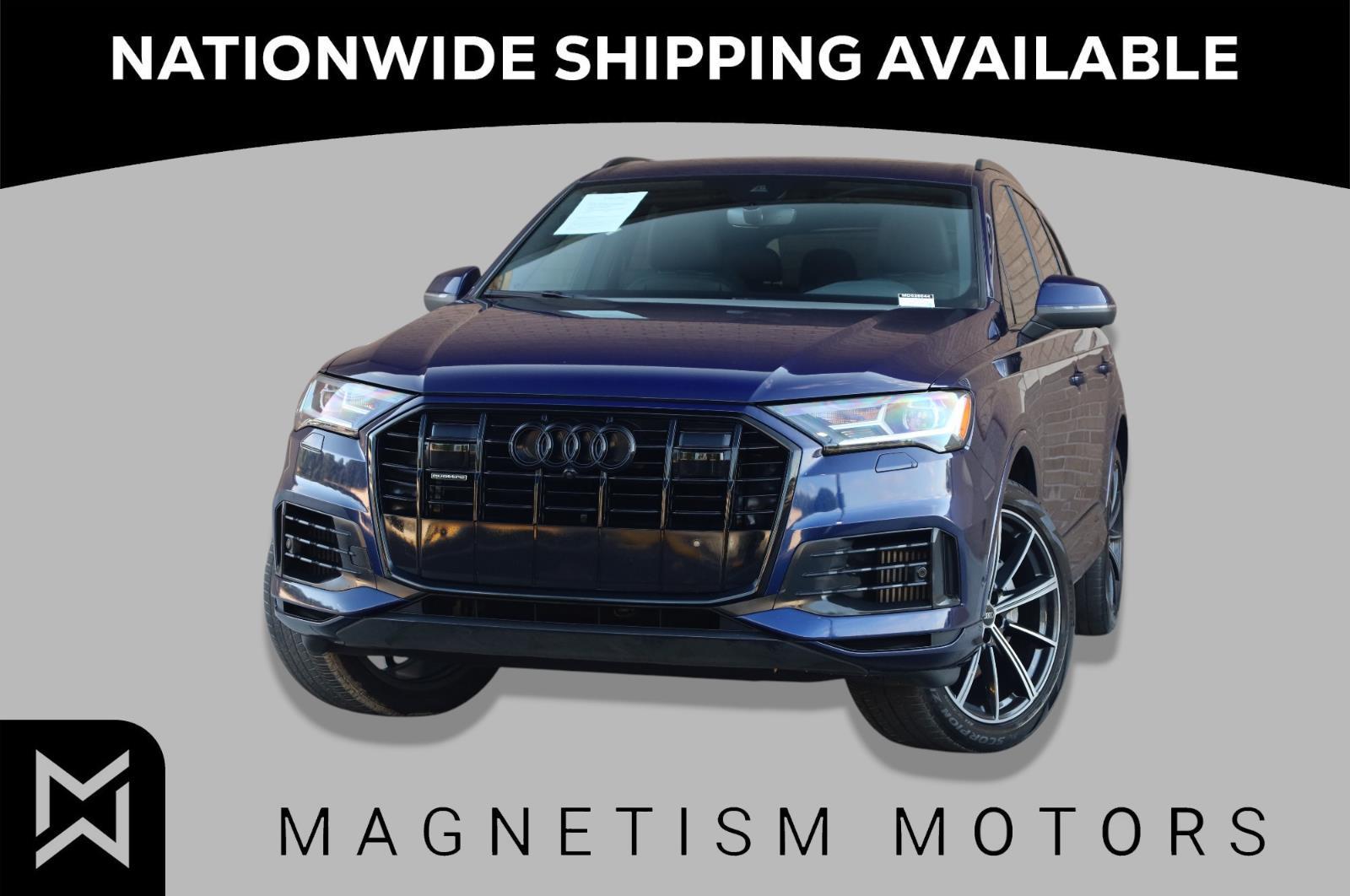 Navarra Blue Metallic 2021 Audi Q7 SUV / Crossover All-Wheel Drive Automatic