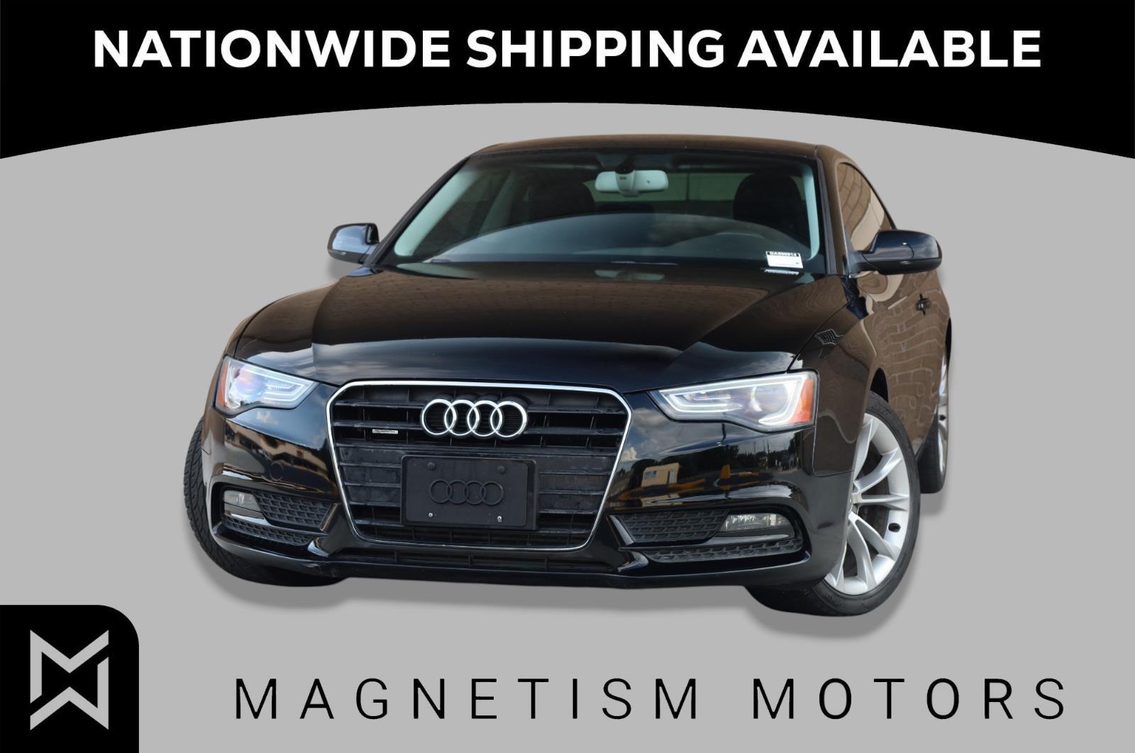 Black 2013 Audi A5 Coupe All-Wheel Drive Automatic