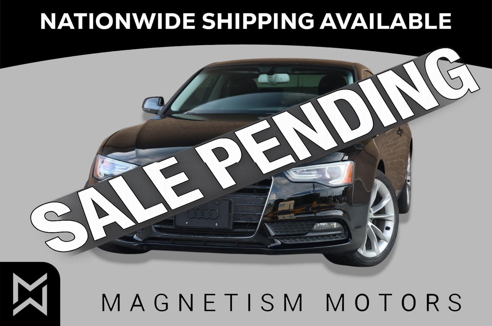 Black 2013 Audi A5 Coupe All-Wheel Drive Automatic