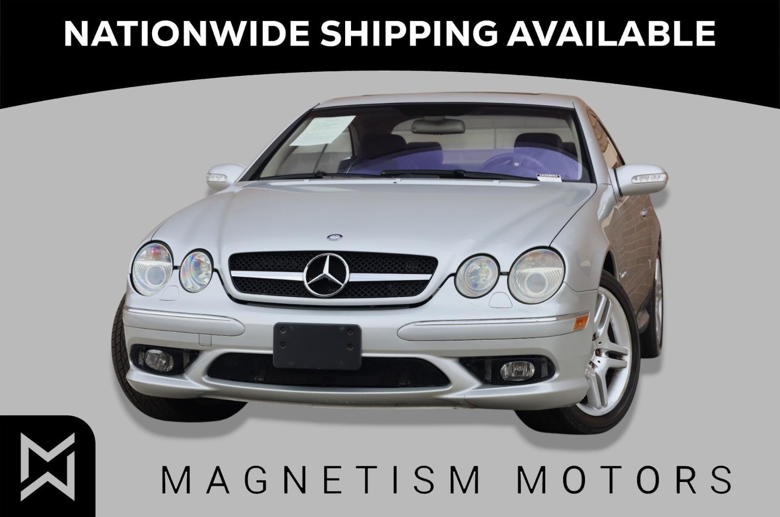 Silver 2003 Mercedes-Benz CL-Class Coupe Rear-Wheel Drive Automatic