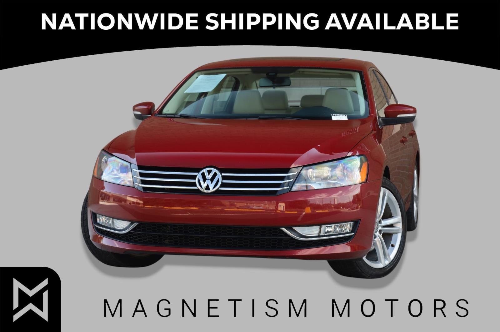 Fortana Red 2015 Volkswagen Passat Sedan Front-Wheel Drive Automatic