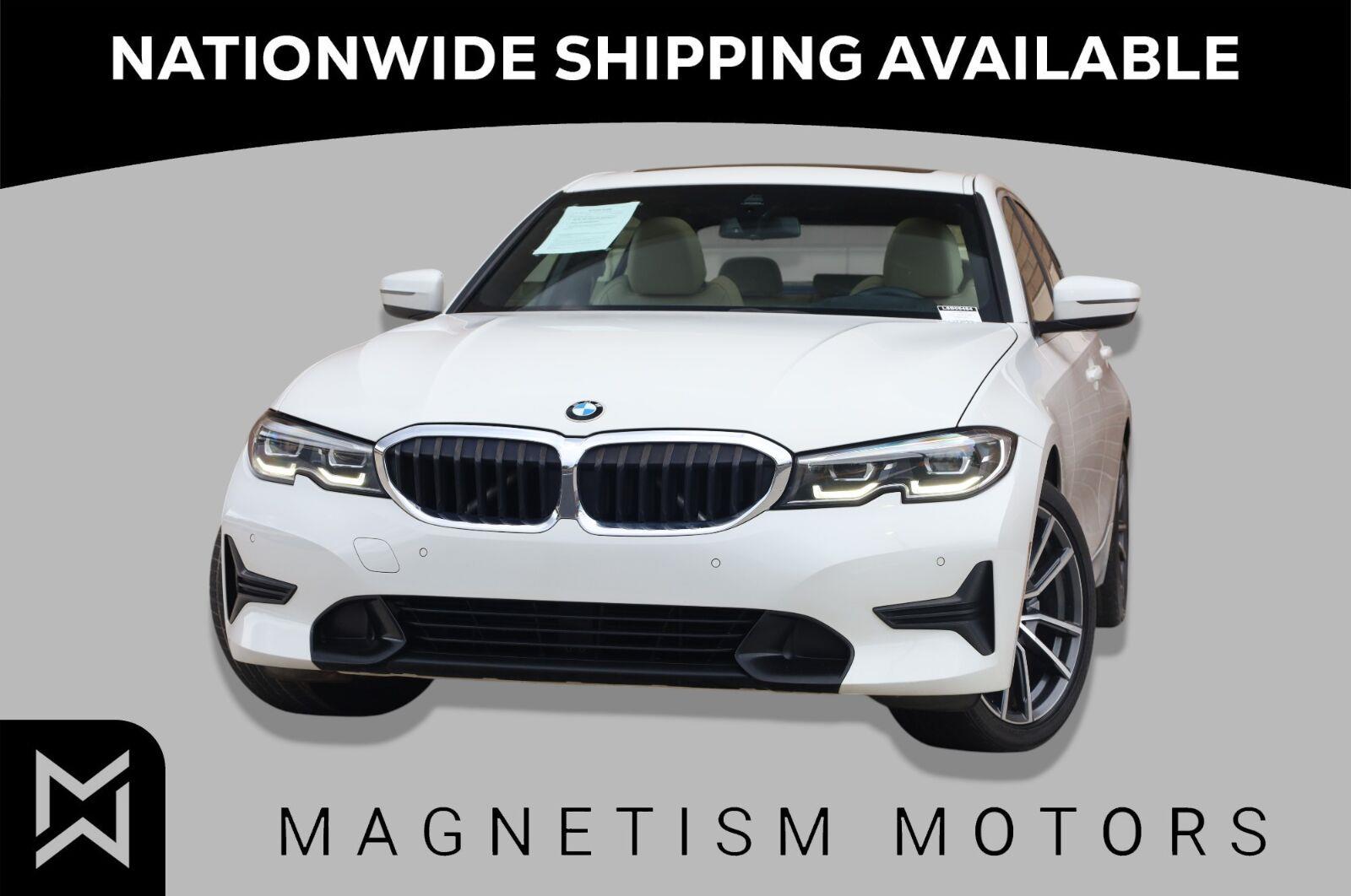 Alpine White 2020 BMW 3 Series Sedan Rear-Wheel Drive Automatic