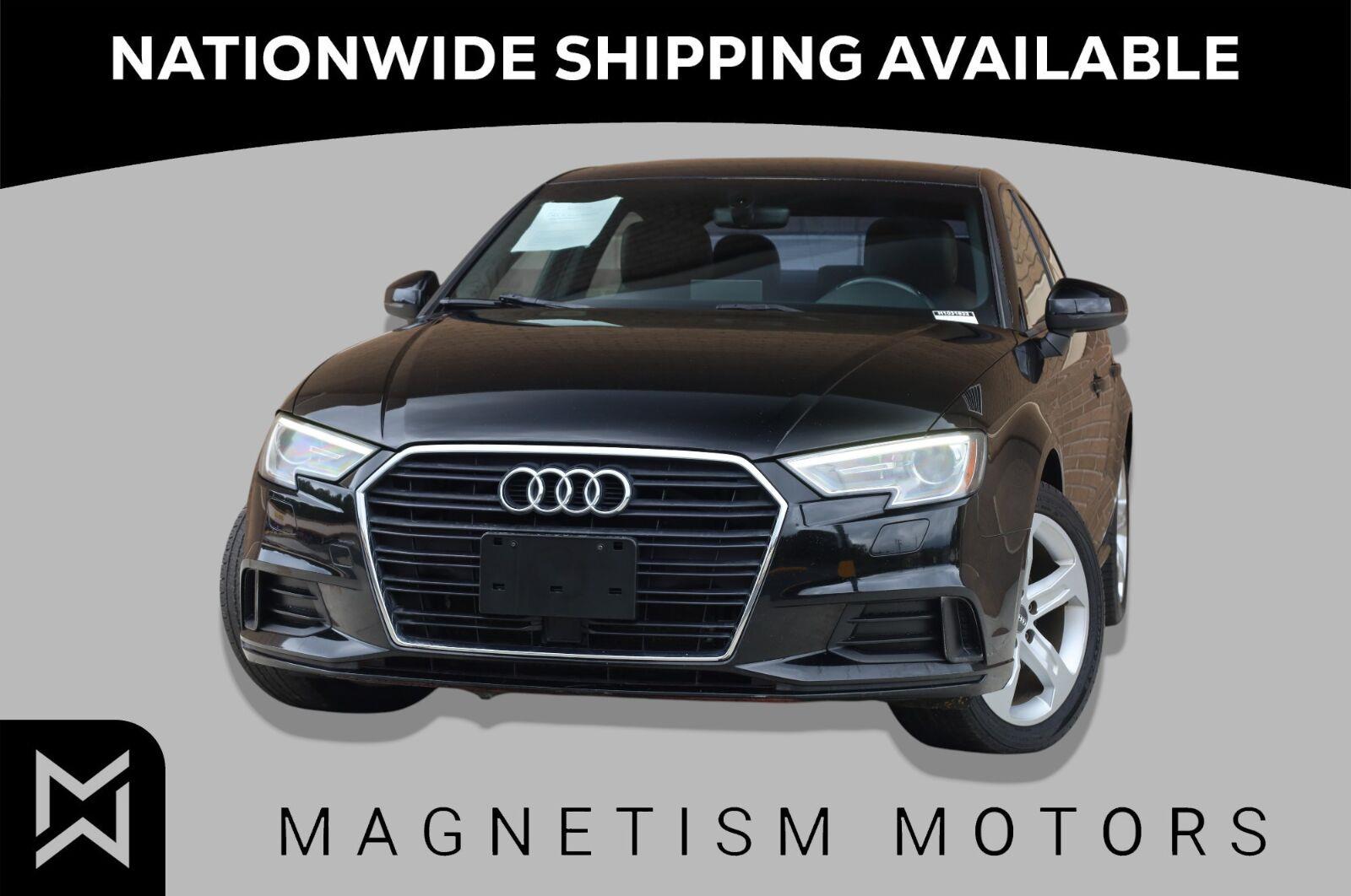 Brilliant Black 2017 Audi A3 Sedan Front-Wheel Drive Automatic