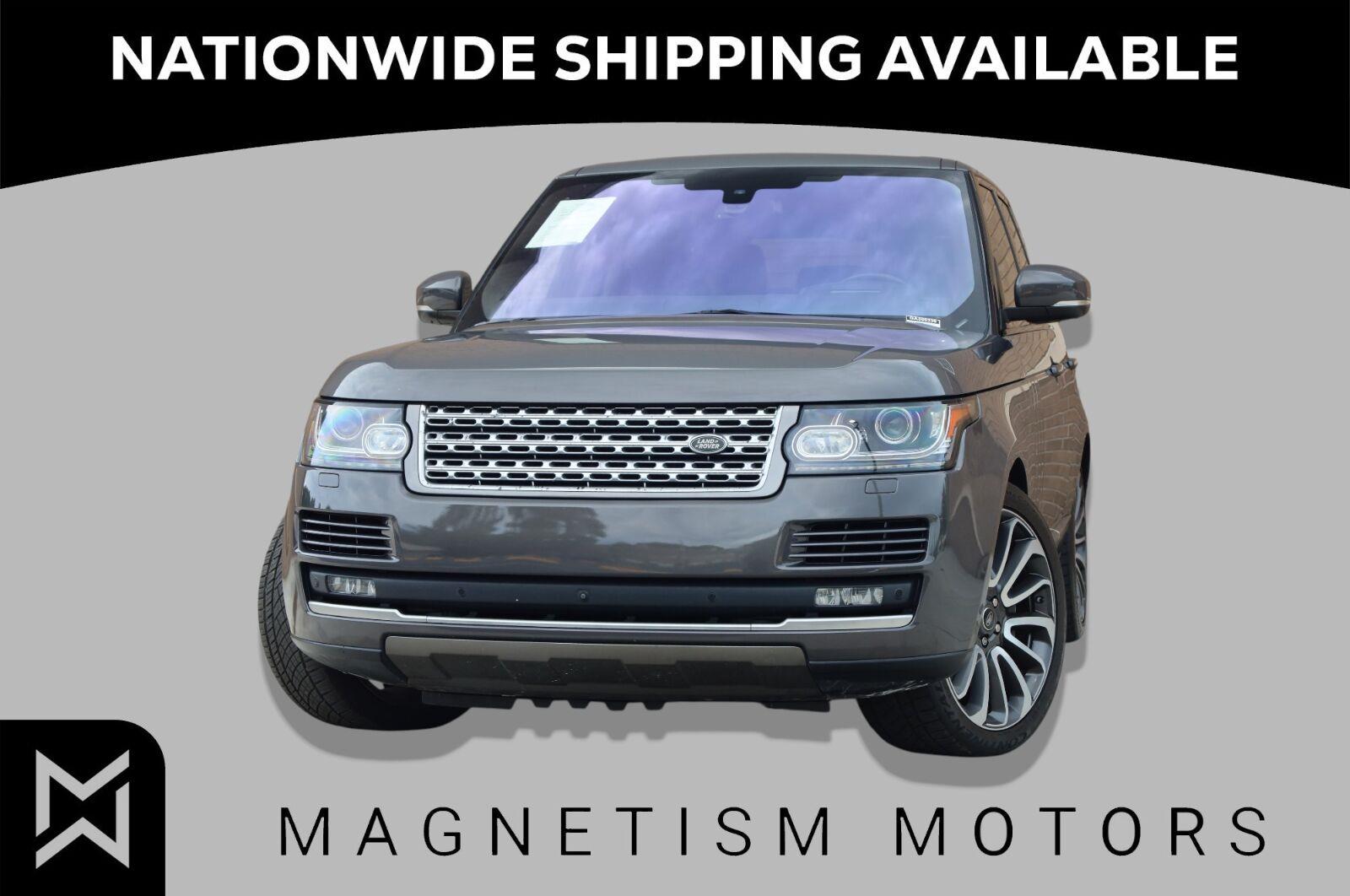 Gray (Waitomo Grey) 2016 Land Rover Range Rover SUV / Crossover All-Wheel Drive Automatic