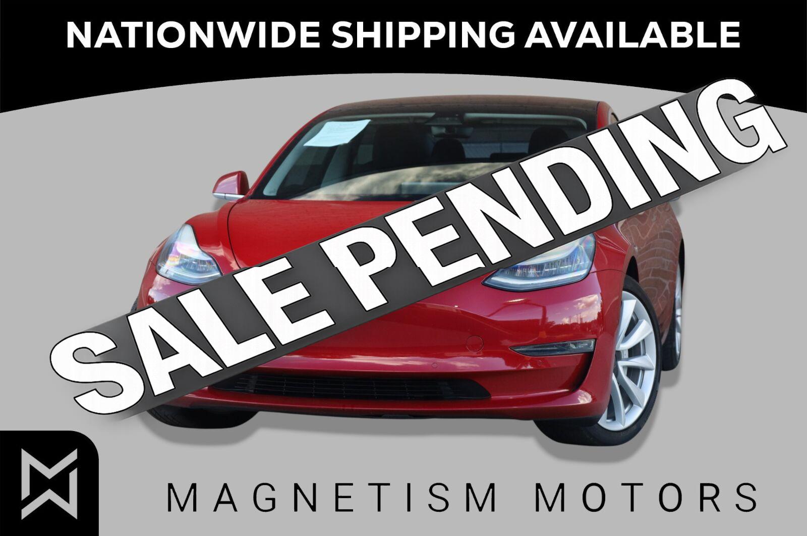 Red Multi-Coat 2018 Tesla Model 3 Sedan All-Wheel Drive Automatic