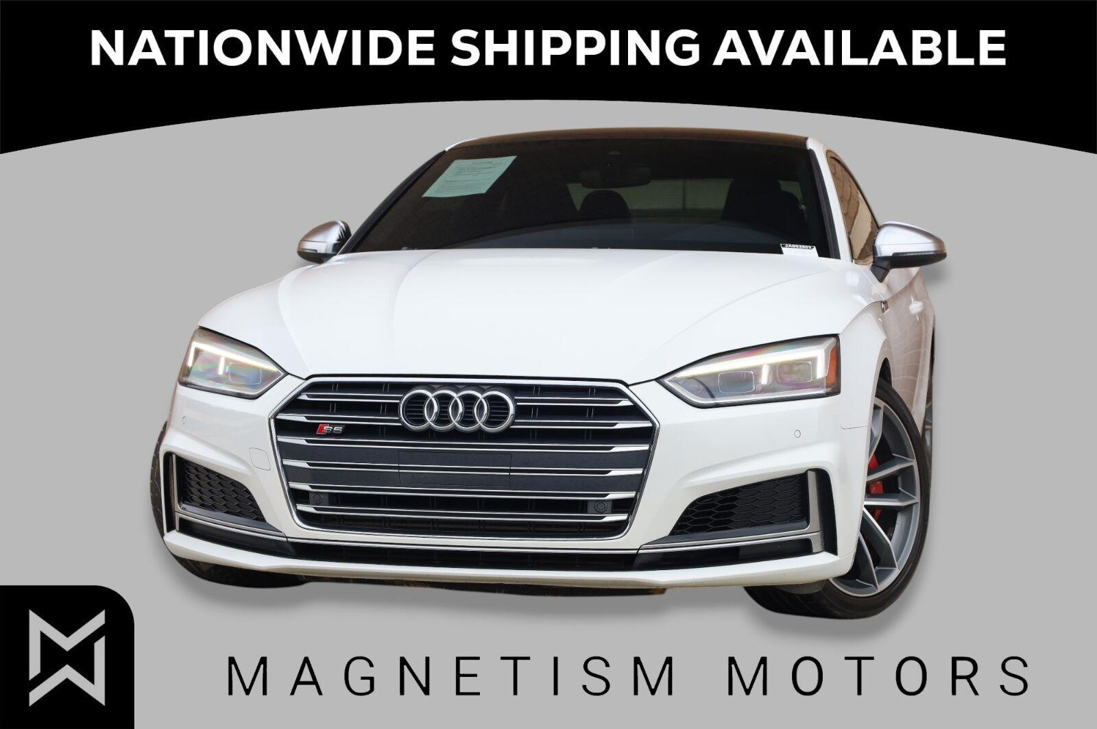 Glacier White Metallic 2018 Audi S5 Coupe All-Wheel Drive Automatic