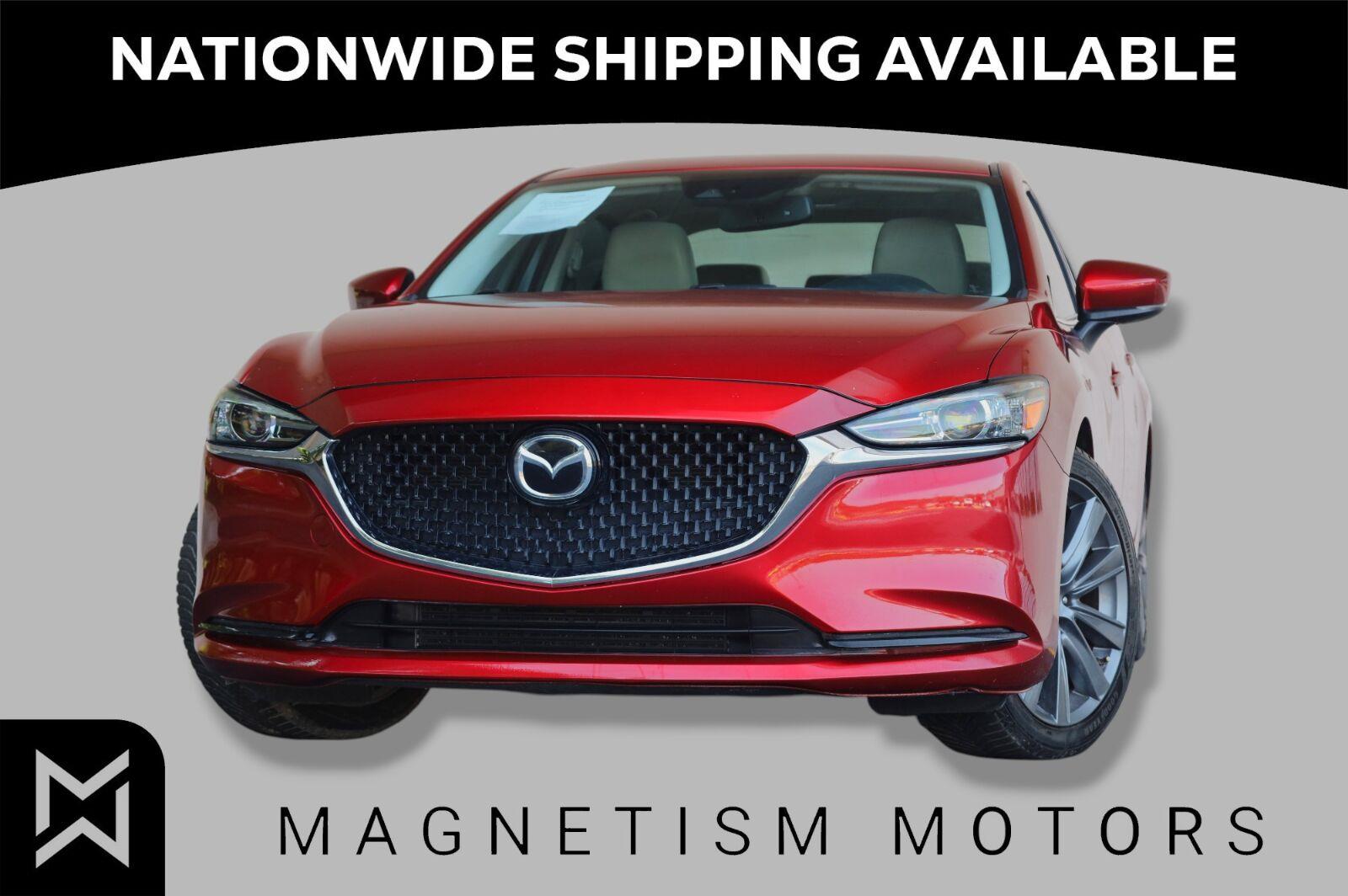 Soul Red Crystal Metallic 2019 Mazda MAZDA6 Sedan Front-Wheel Drive Automatic